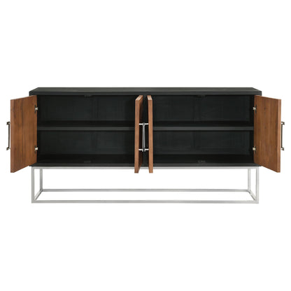 Borman Accent Cabinet in Walnut - Coaster Furniture
