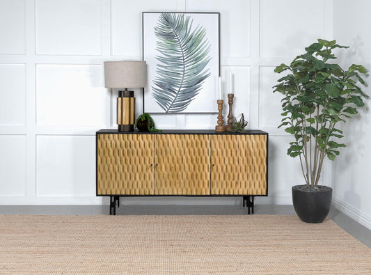 Aminah Accent Cabinet in Natural - Coaster Furniture