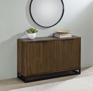 Mariska Accent Cabinet in Distressed White - Coaster Furniture