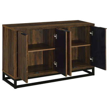 Mariska Accent Cabinet in Distressed White - Coaster Furniture
