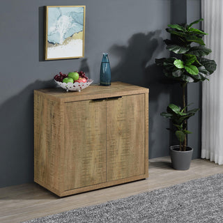 Mariska Accent Cabinet in Distressed White - Coaster Furniture