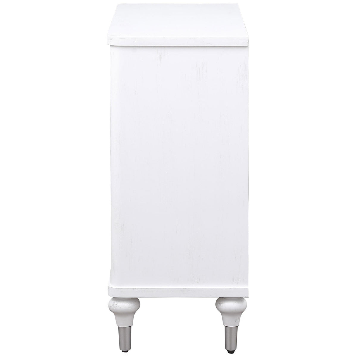 Cardella Accent Cabinet in Distressed White - Coaster Furniture