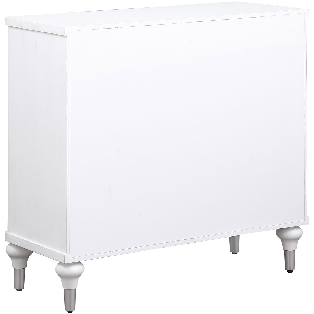 Cardella Accent Cabinet in Distressed White - Coaster Furniture