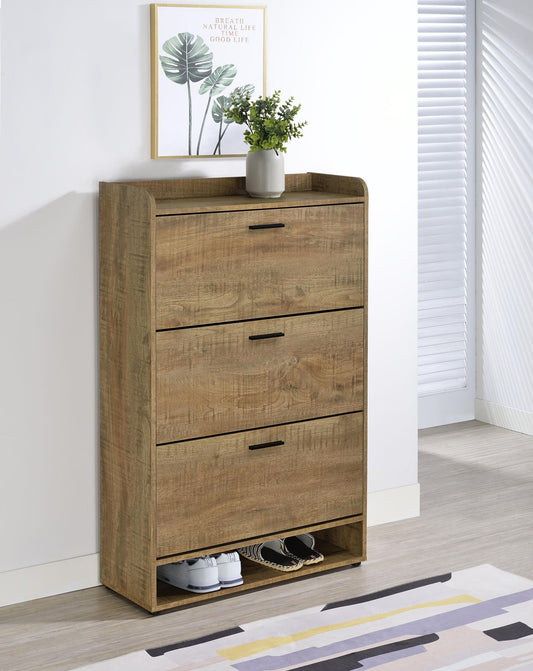 Jess Shoe Cabinet in Black - Coaster Furniture