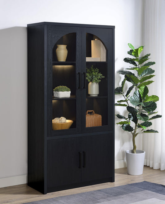 Riva Accent Cabinet in Black - Coaster Furniture