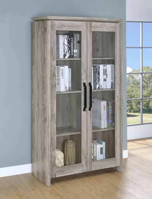 Alejo Accent Cabinet in Grey Driftwood - Coaster Furniture