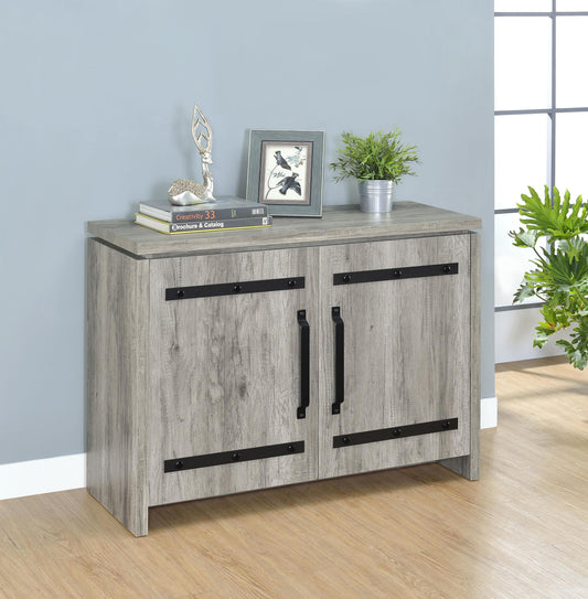 Alejo Accent Cabinet in Grey Driftwood - Coaster Furniture