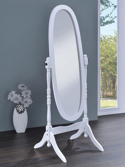 Foyet Cheval Mirror - White