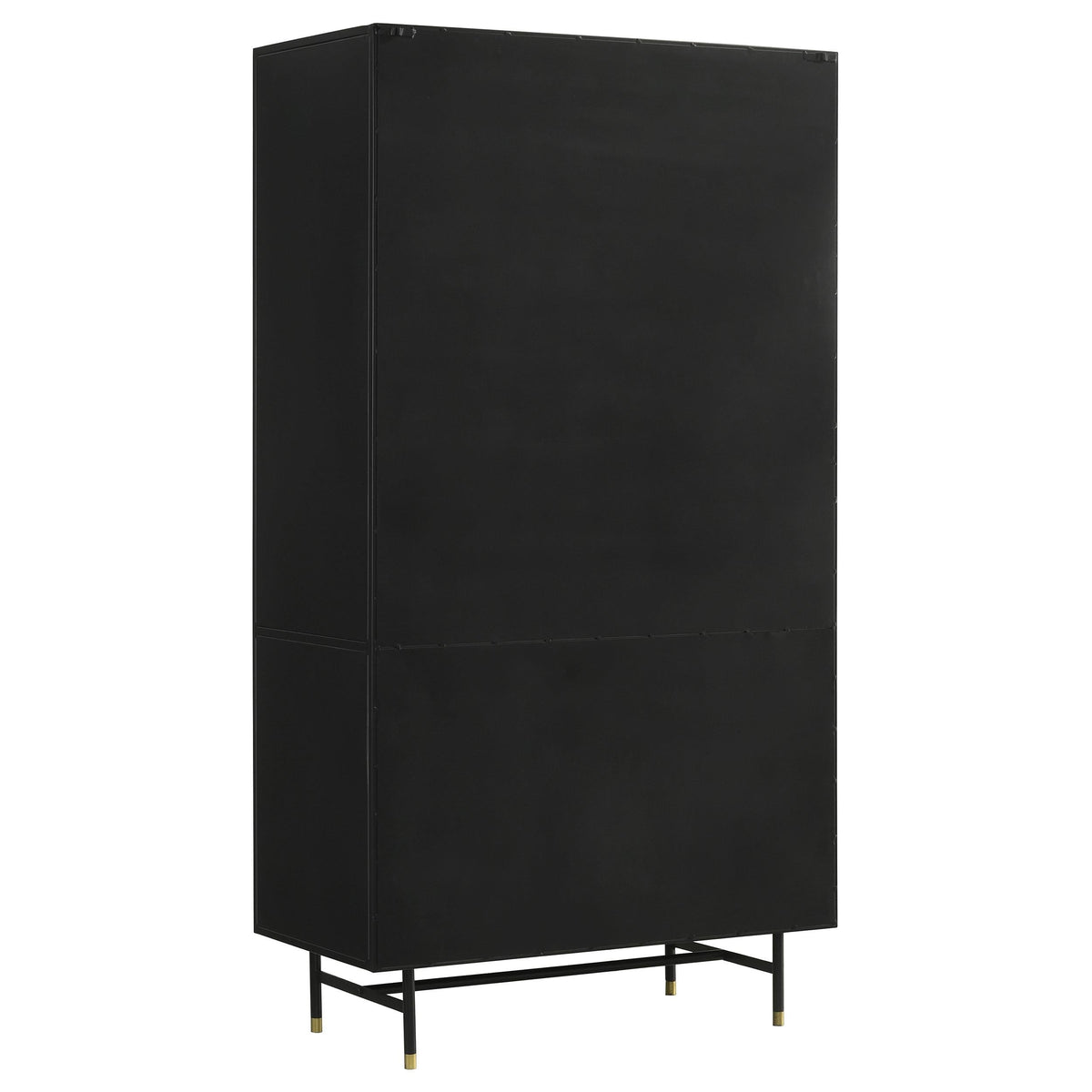 Santiago Accent Cabinet in Matte Black - Coaster Furniture