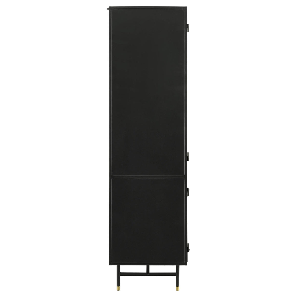 Santiago Accent Cabinet in Matte Black - Coaster Furniture