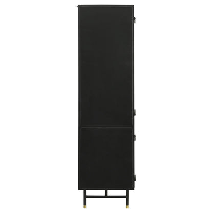 Santiago Accent Cabinet in Matte Black - Coaster Furniture