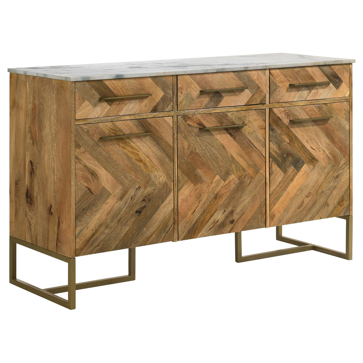 Santiago Accent Cabinet in Matte Black - Coaster Furniture