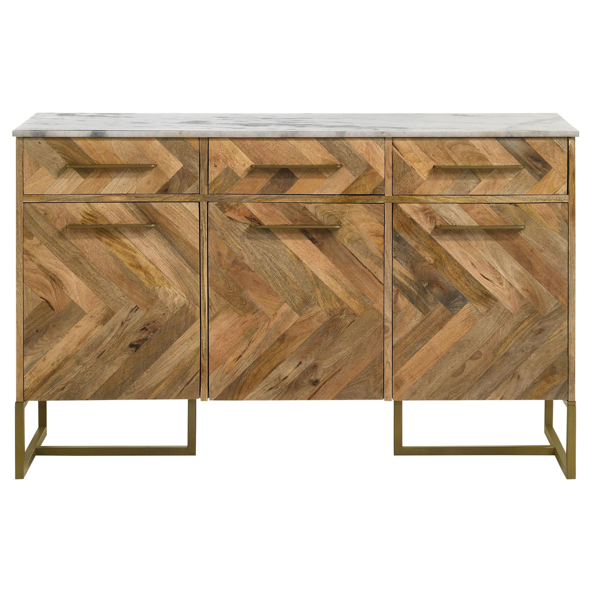 Santiago Accent Cabinet in Matte Black - Coaster Furniture