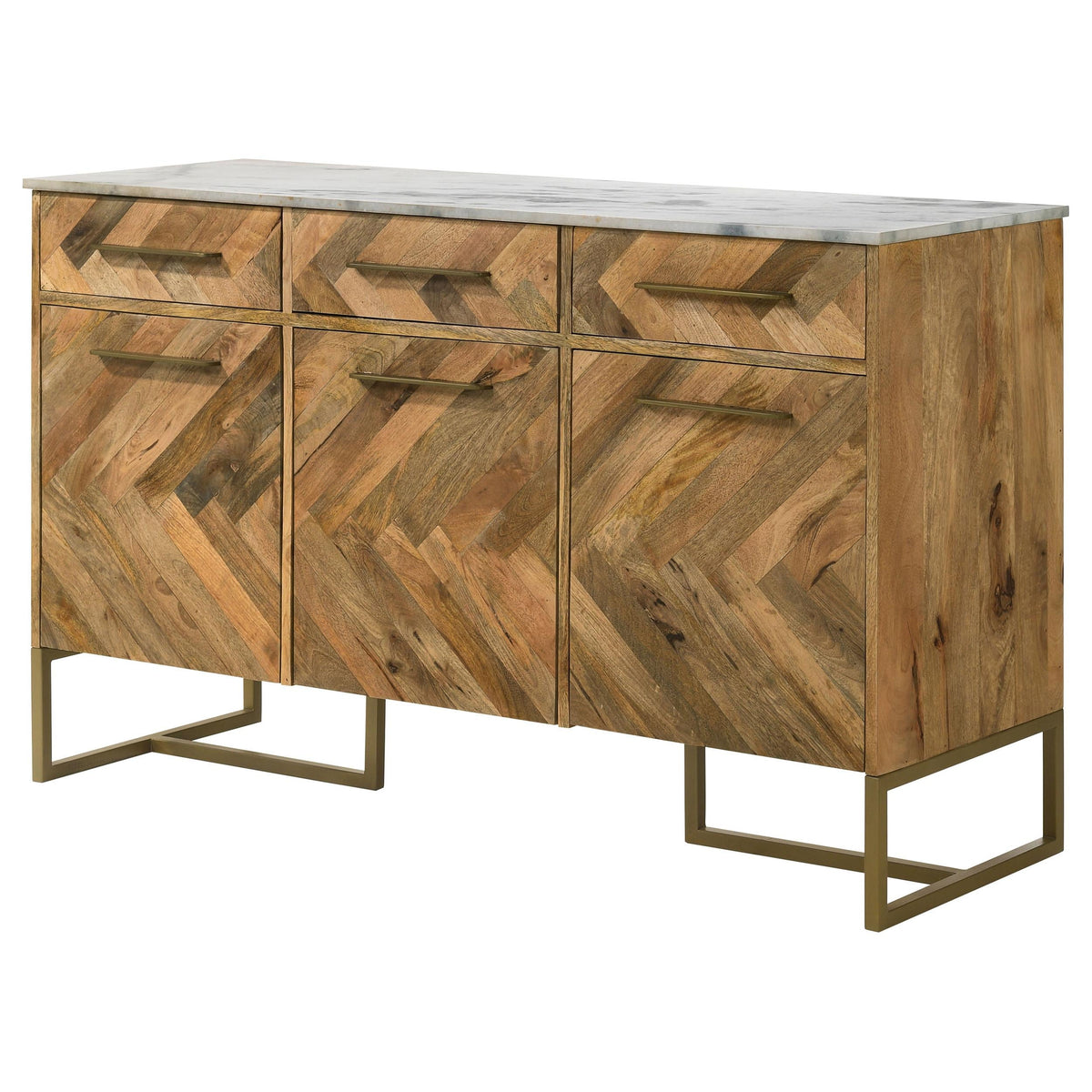Santiago Accent Cabinet in Matte Black - Coaster Furniture