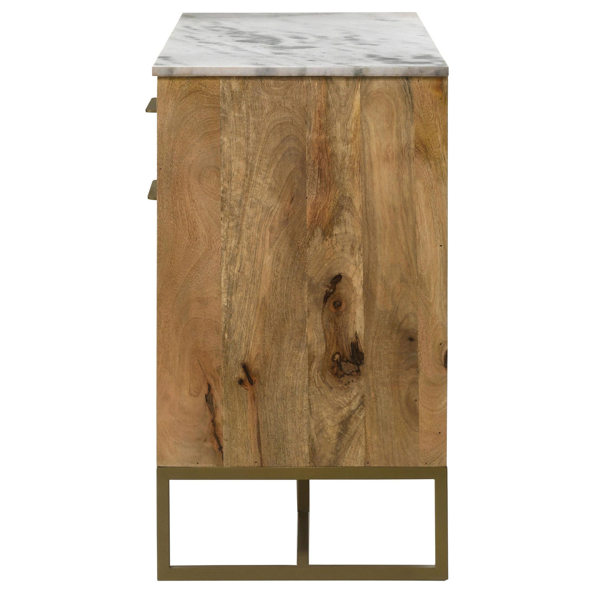 Santiago Accent Cabinet in Matte Black - Coaster Furniture