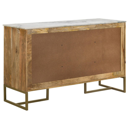 Santiago Accent Cabinet in Matte Black - Coaster Furniture