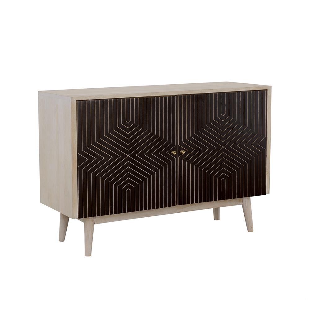 Ixora Accent Cabinet in Black - Coaster Furniture