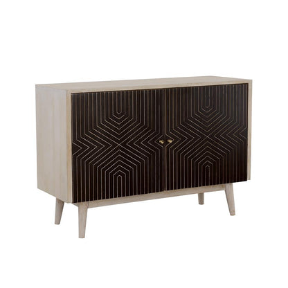 Ixora Accent Cabinet in Black - Coaster Furniture