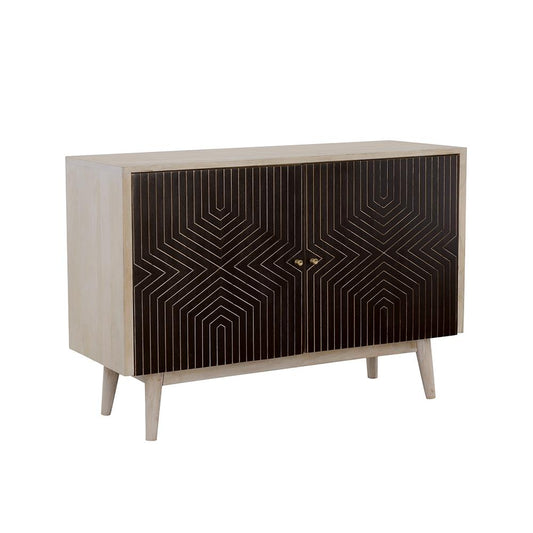 Ixora Accent Cabinet in Black - Coaster Furniture