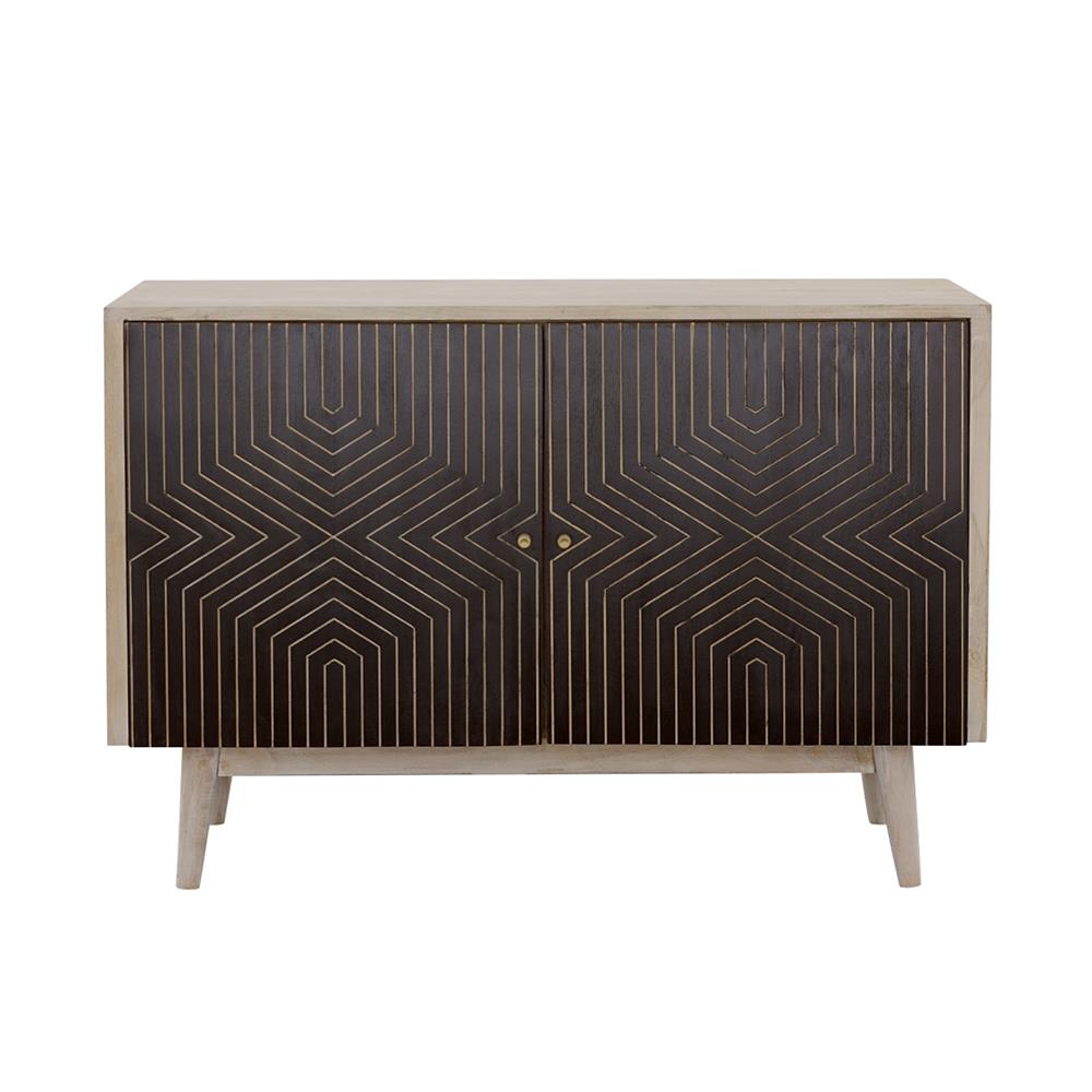 Ixora Accent Cabinet in Black - Coaster Furniture