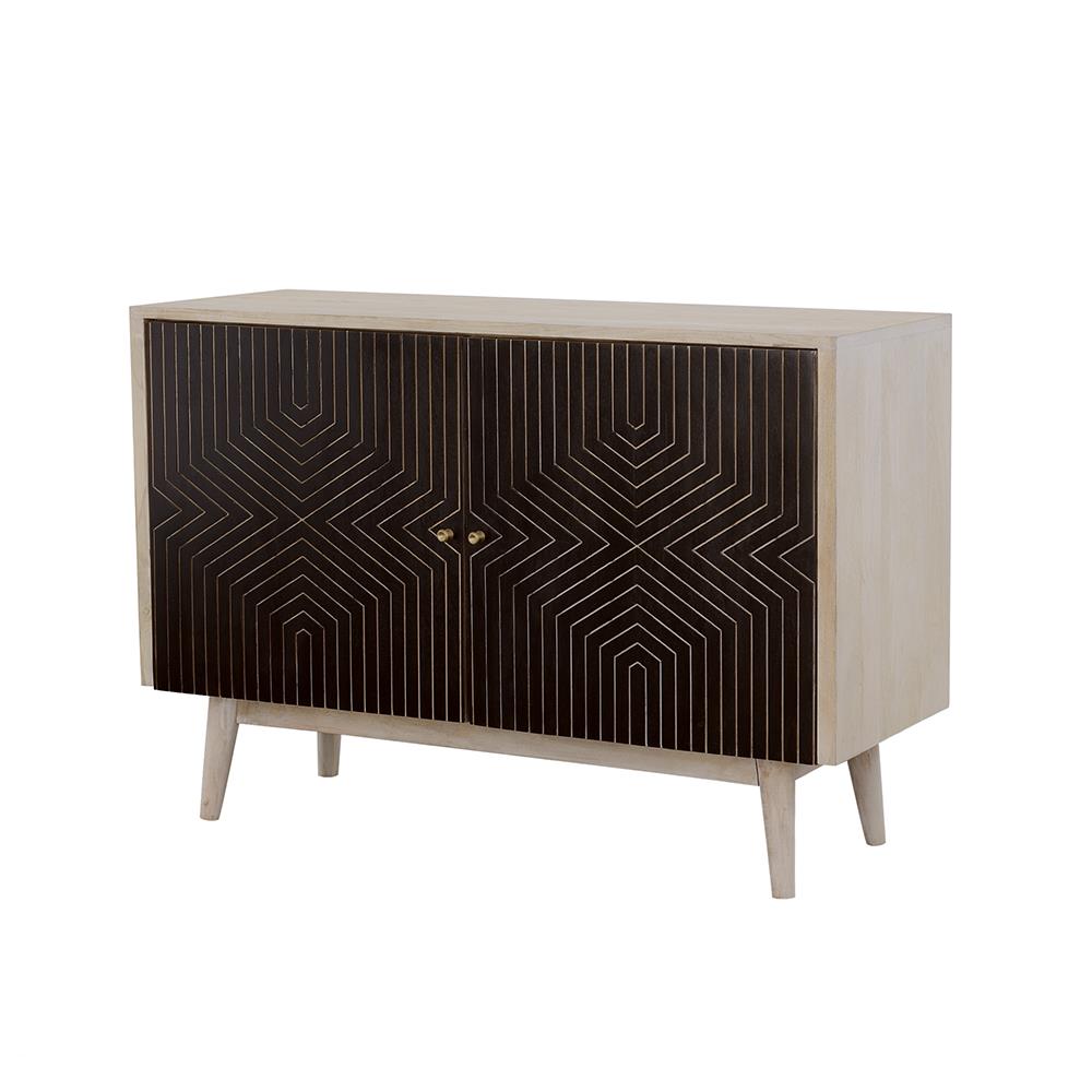 Ixora Accent Cabinet in Black - Coaster Furniture