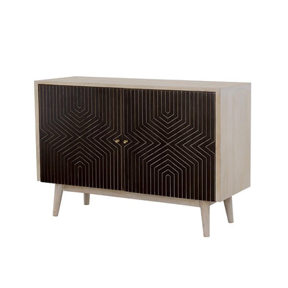 Ixora Accent Cabinet in Black - Coaster Furniture