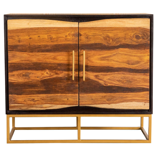 Zara Accent Cabinet in Black Walnut - Coaster Furniture