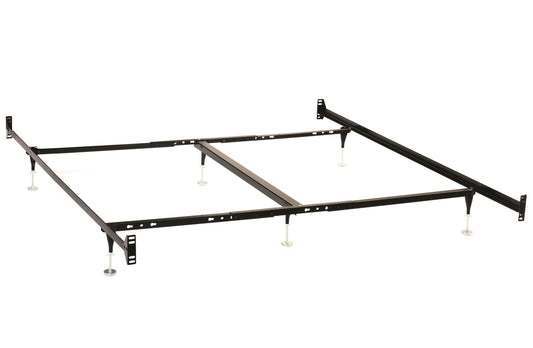Esme Q/Ke Bed Frame (Hb/Fb) in Black