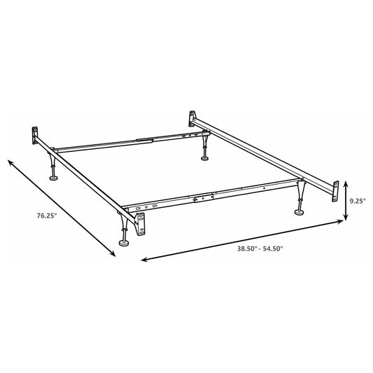 Esme T/F Bed Frame (Hb/Fb) in Black
