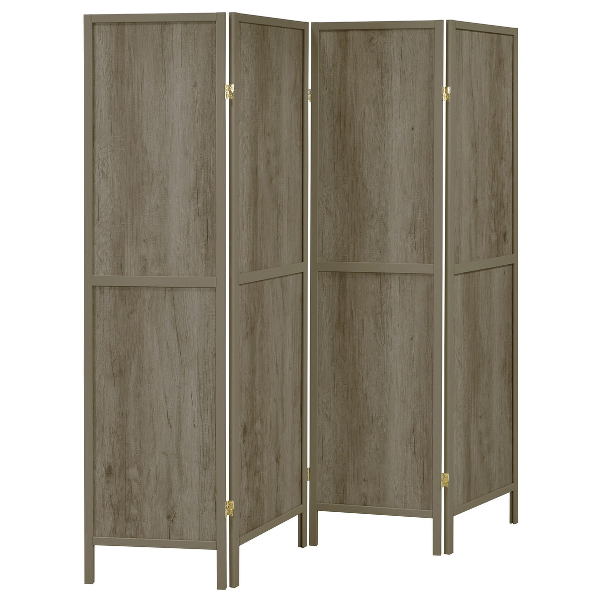Deepika Room Divider in Rustic Nutmeg - Coaster Furniture