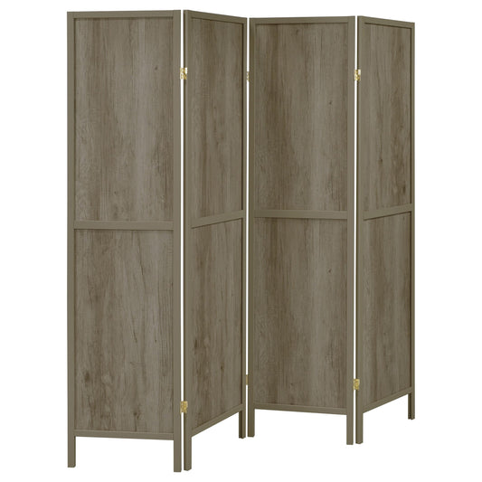 Deepika Room Divider in Rustic Nutmeg - Coaster Furniture