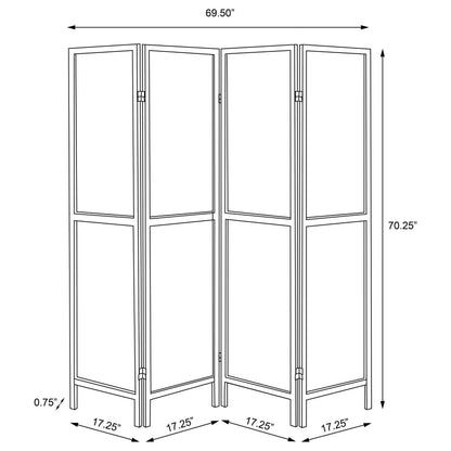 Deepika Room Divider in Rustic Nutmeg - Coaster Furniture