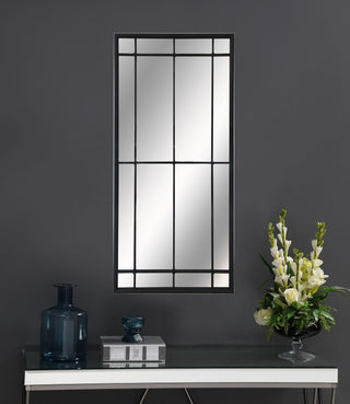 Annetta Wall Mirror in Black - Coaster Furniture