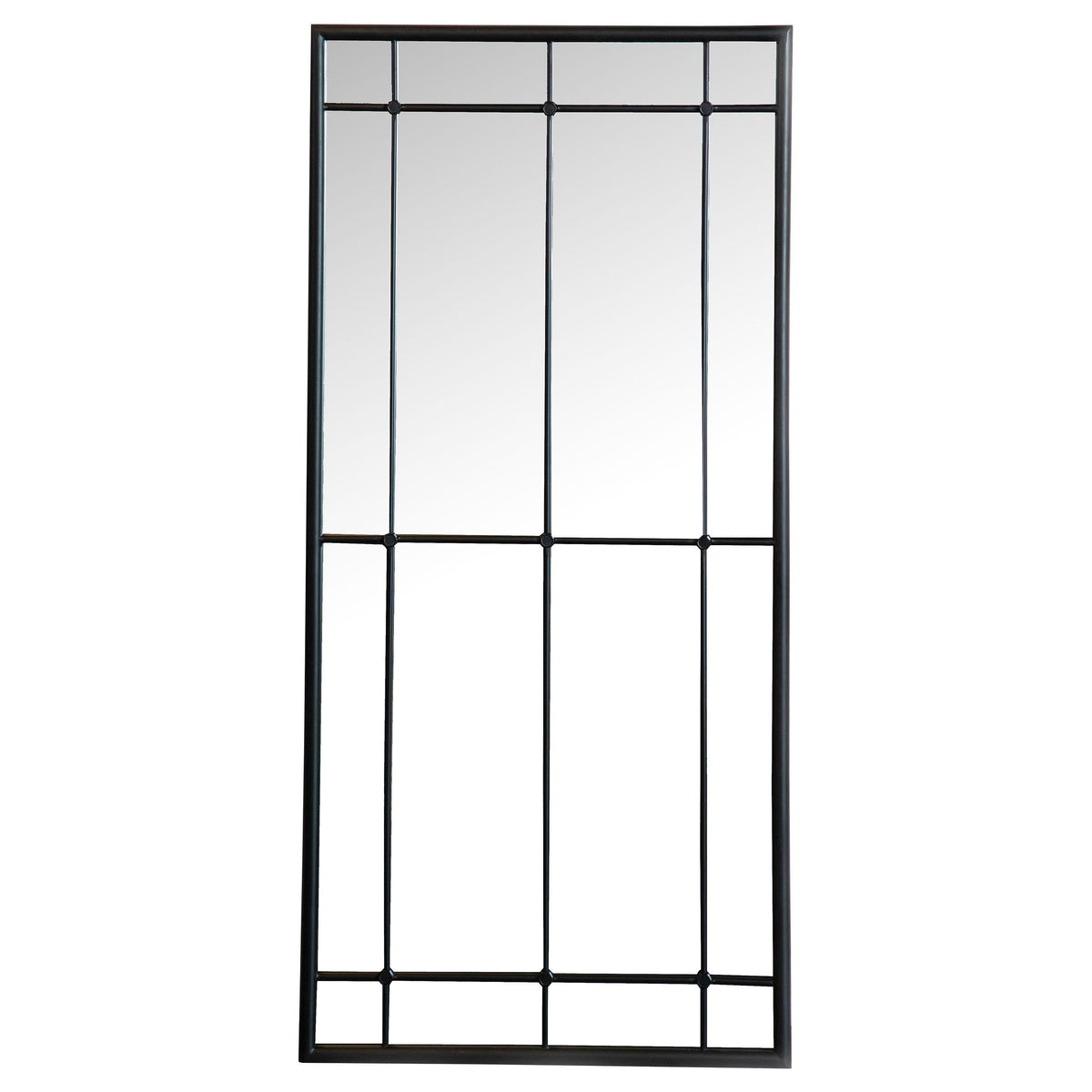 Annetta Wall Mirror in Black - Coaster Furniture
