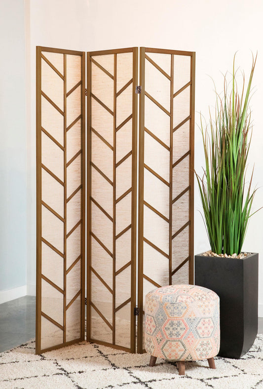 Marlene Room Divider in Rustic Tobacco - Coaster Furniture