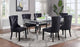 D6160 Velvet Mirror Dining Set