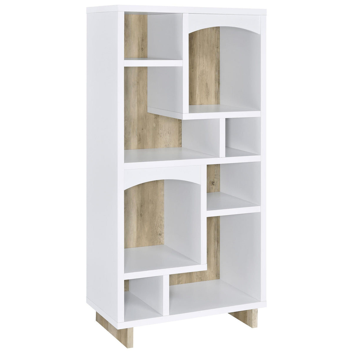 Owens Bookcase in Walnut - Coaster Furniture