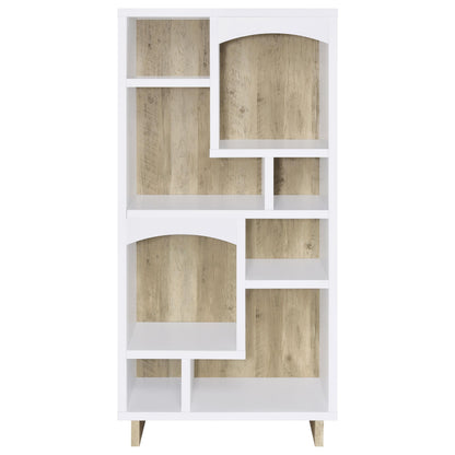 Owens Bookcase in Walnut - Coaster Furniture