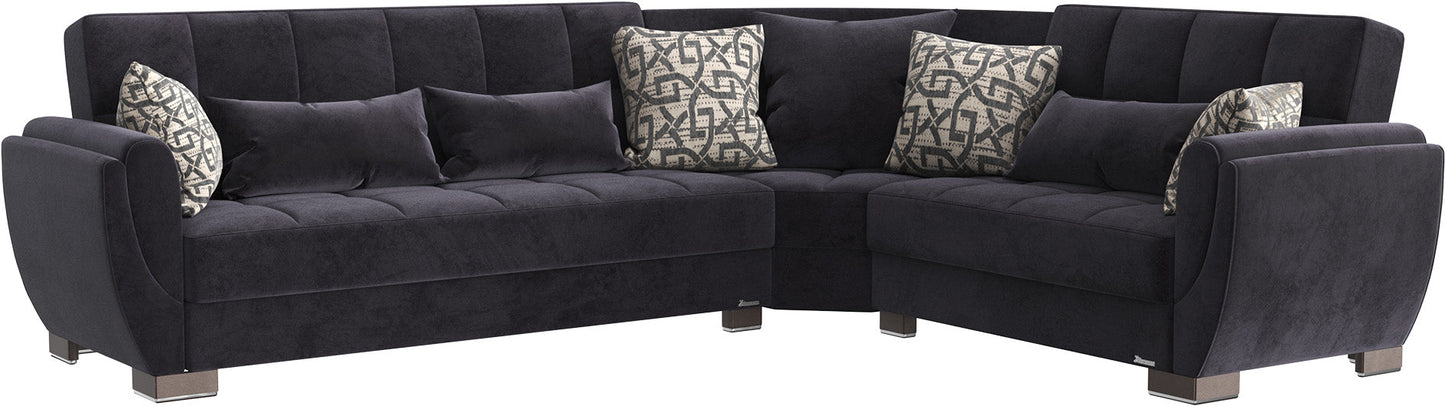 Ottomanson Armada Air Sectional Collection Convertible Sofa Bed