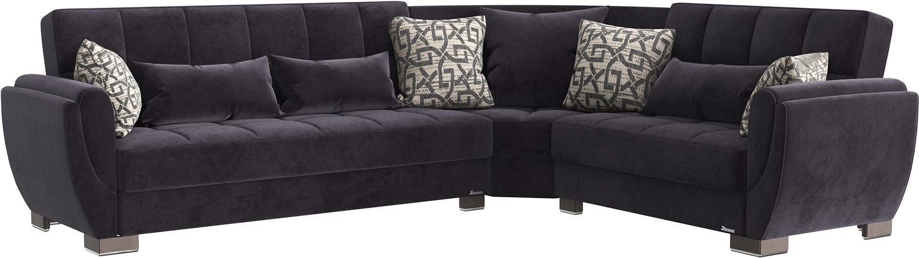 Ottomanson Armada Air Sectional Collection Convertible Sofa Bed