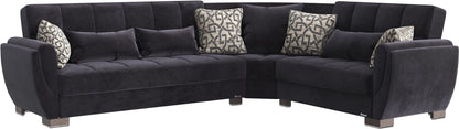 Ottomanson Armada Air Sectional Collection Convertible Sofa Bed