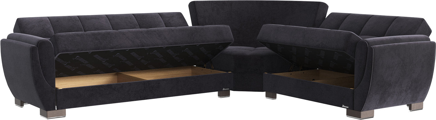 Ottomanson Armada Air Sectional Collection Convertible Sofa Bed