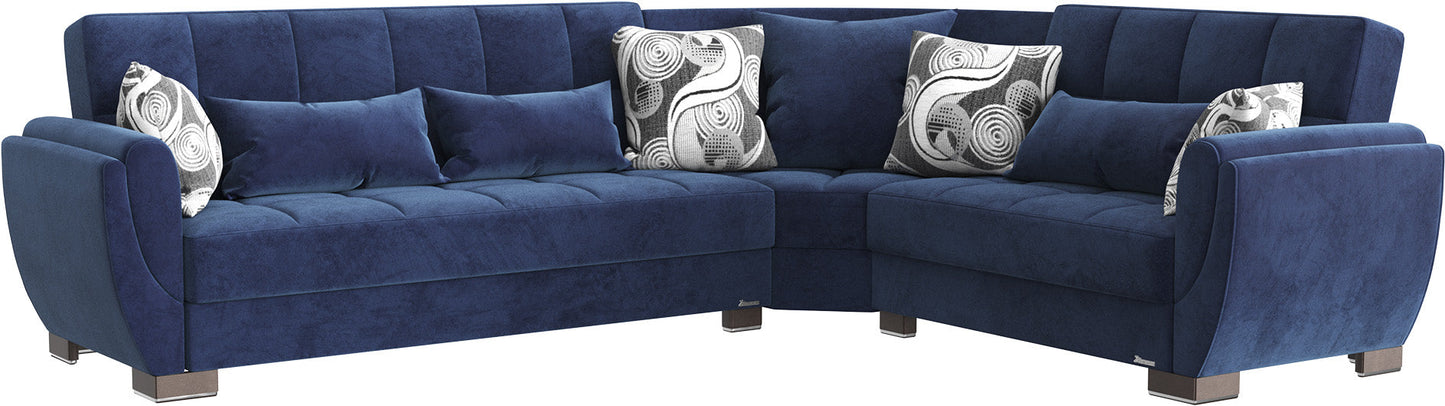 Ottomanson Armada Air Sectional Collection Convertible Sofa Bed