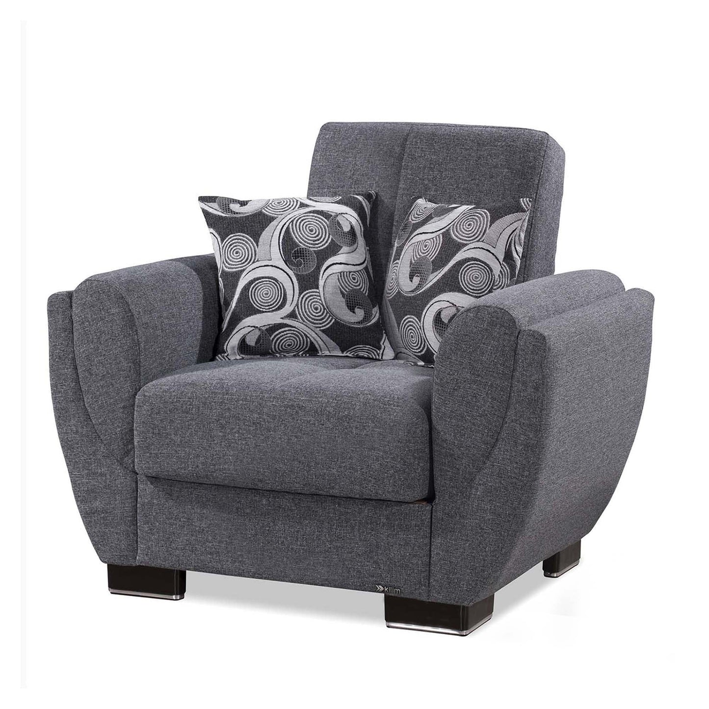 Ottomanson Air Armada Collection Convertible Sofa Bed