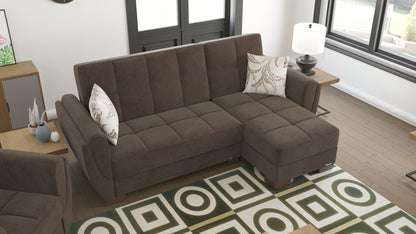 Ottomanson Armada Air Lounge Sectional Collection Convertible Sofa Bed