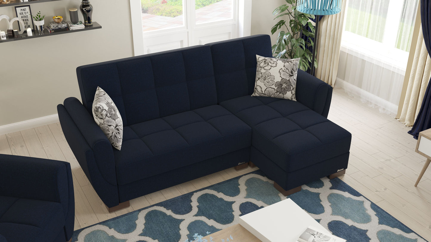 Ottomanson Armada Air Lounge Sectional Collection Convertible Sofa Bed