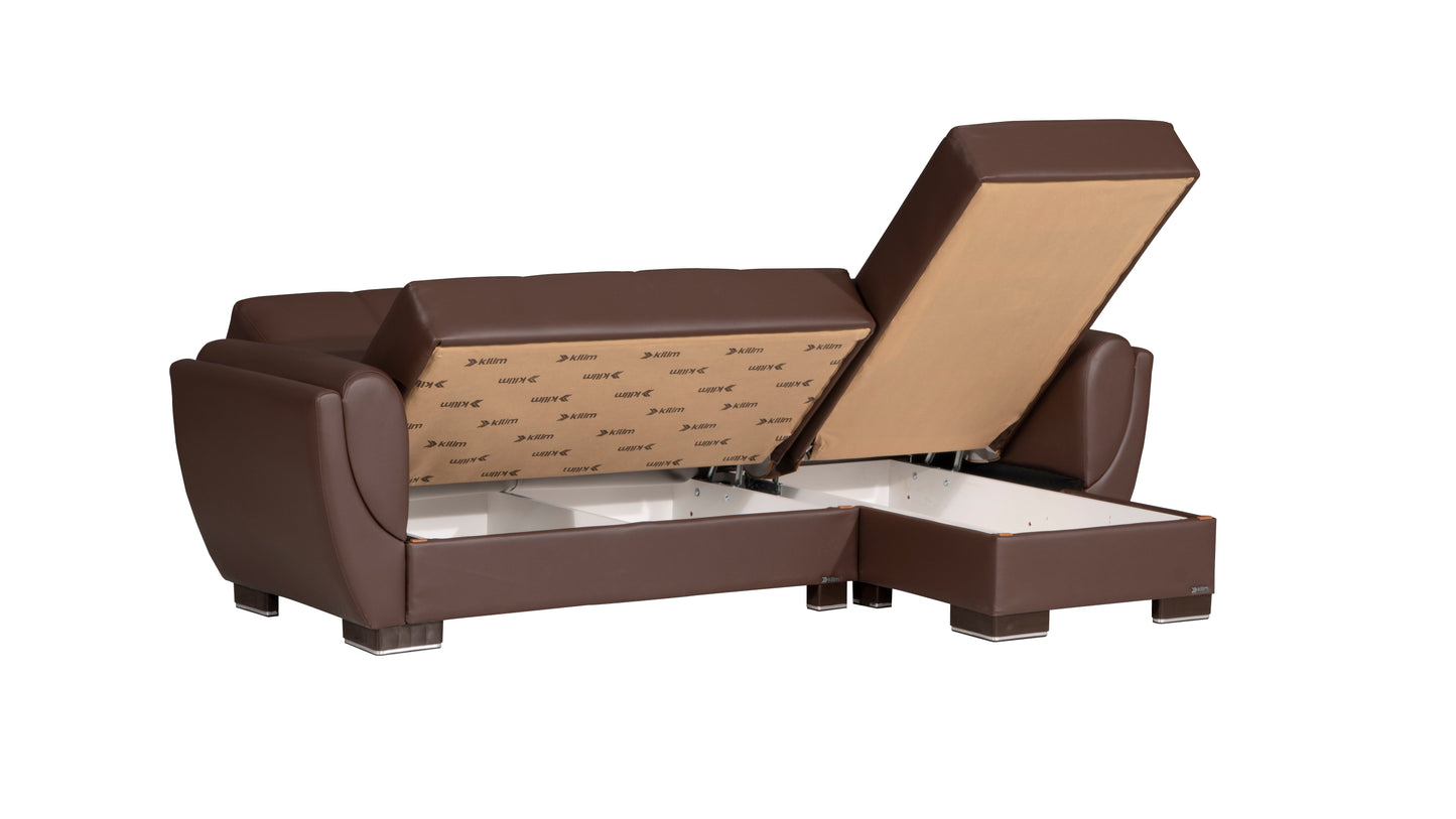 Ottomanson Armada Air Lounge Sectional Collection Convertible Sofa Bed