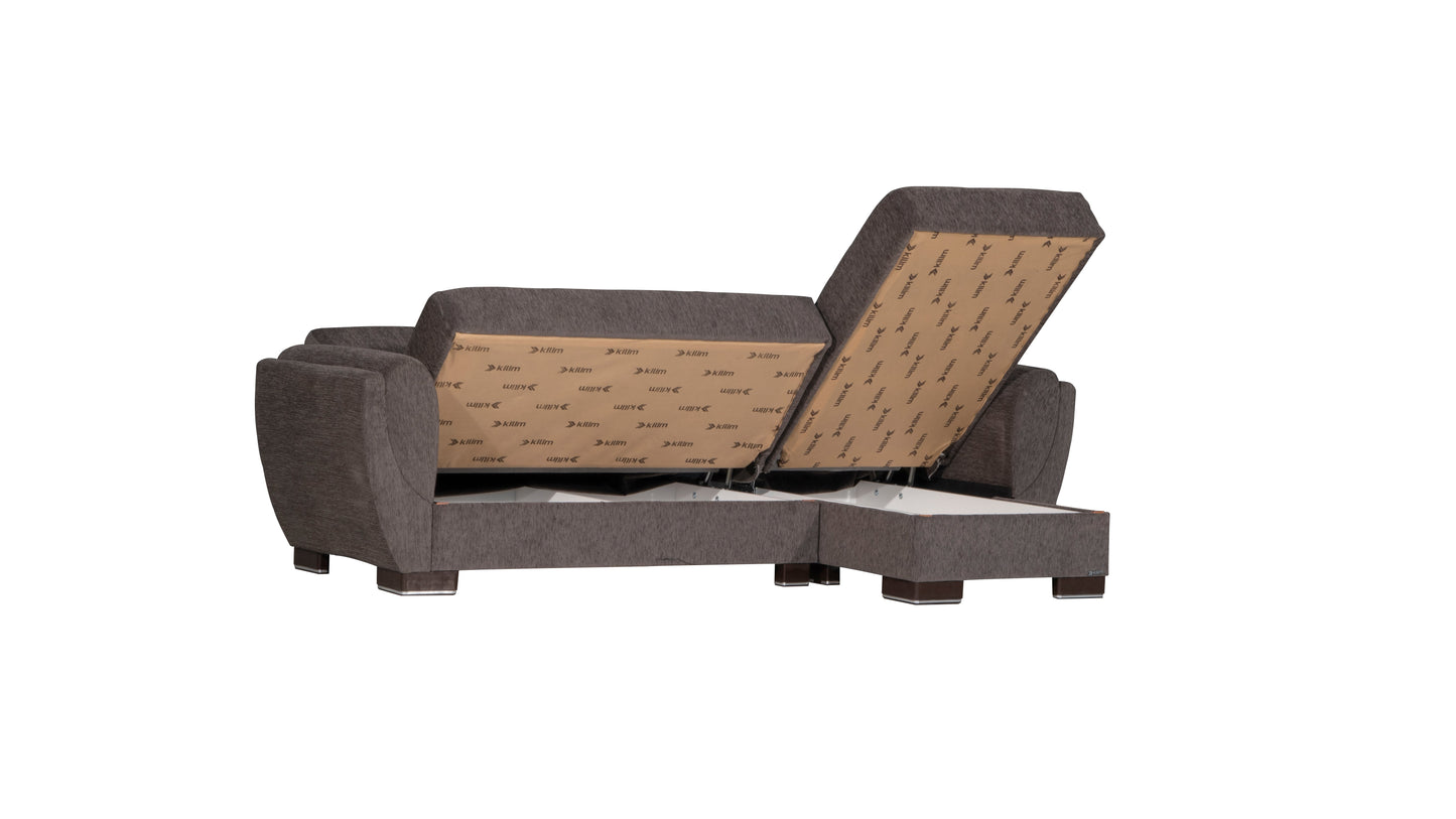 Ottomanson Armada Air Lounge Sectional Collection Convertible Sofa Bed