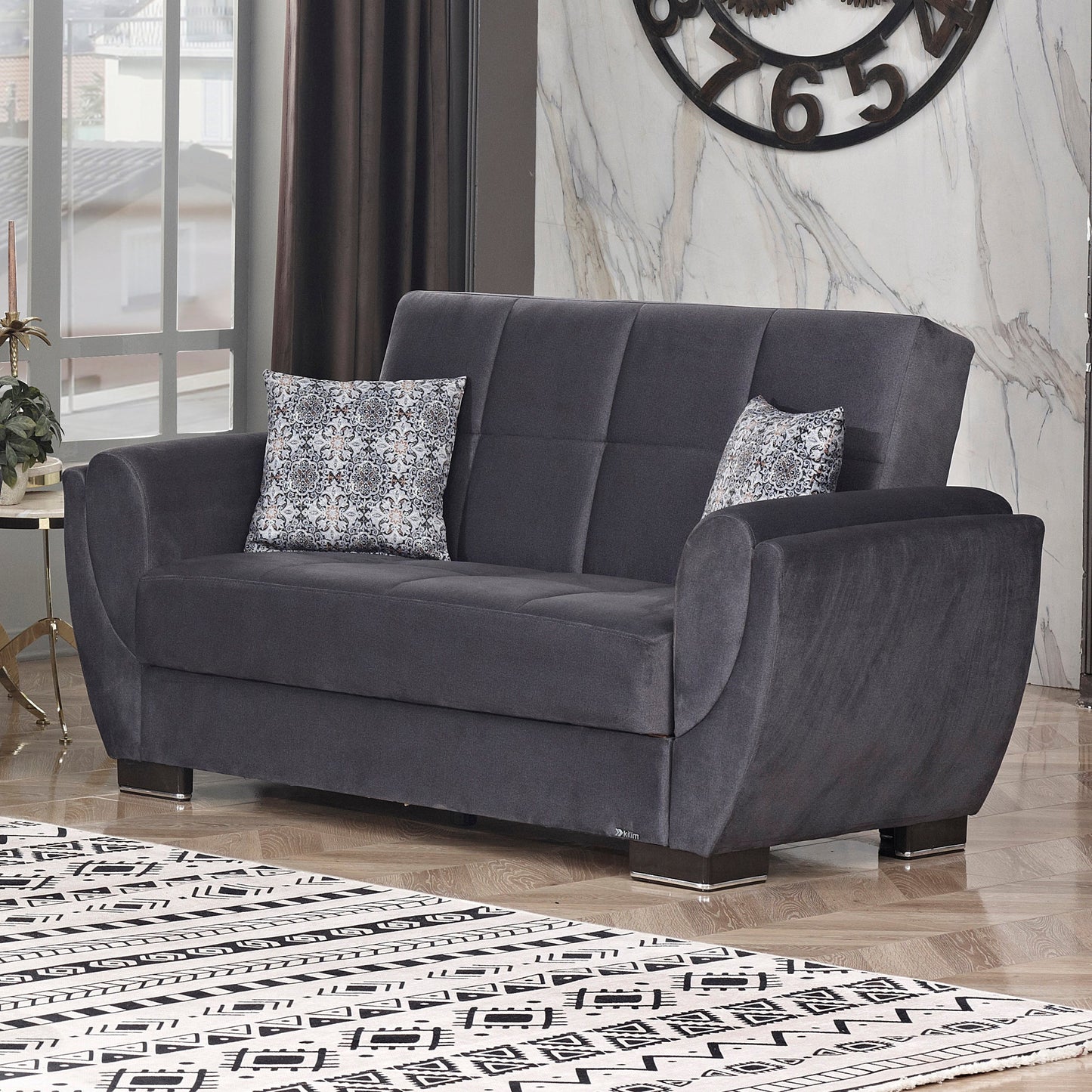 Ottomanson Air Armada Collection Convertible Sofa Bed