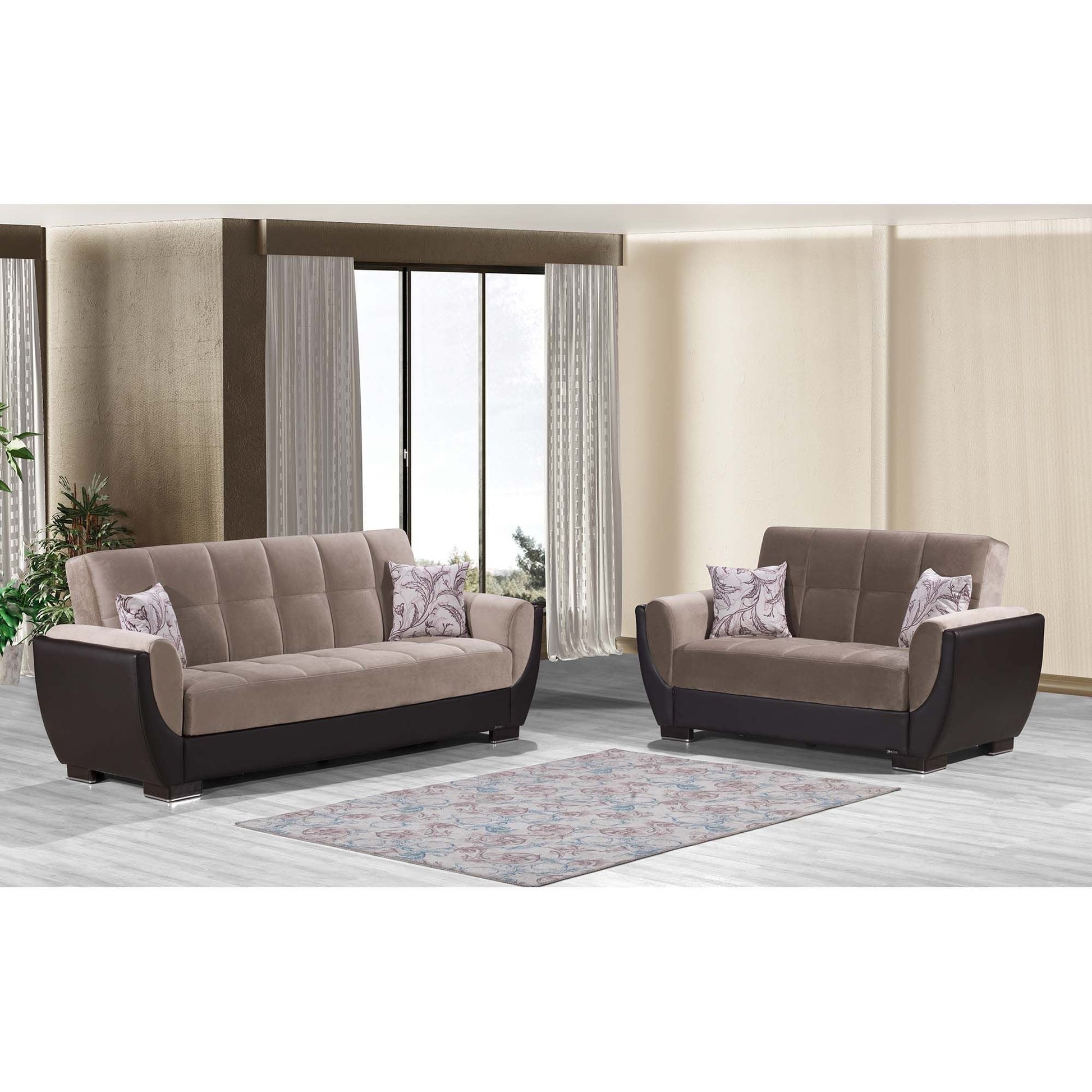 Ottomanson Air Armada Collection Convertible Sofa Bed